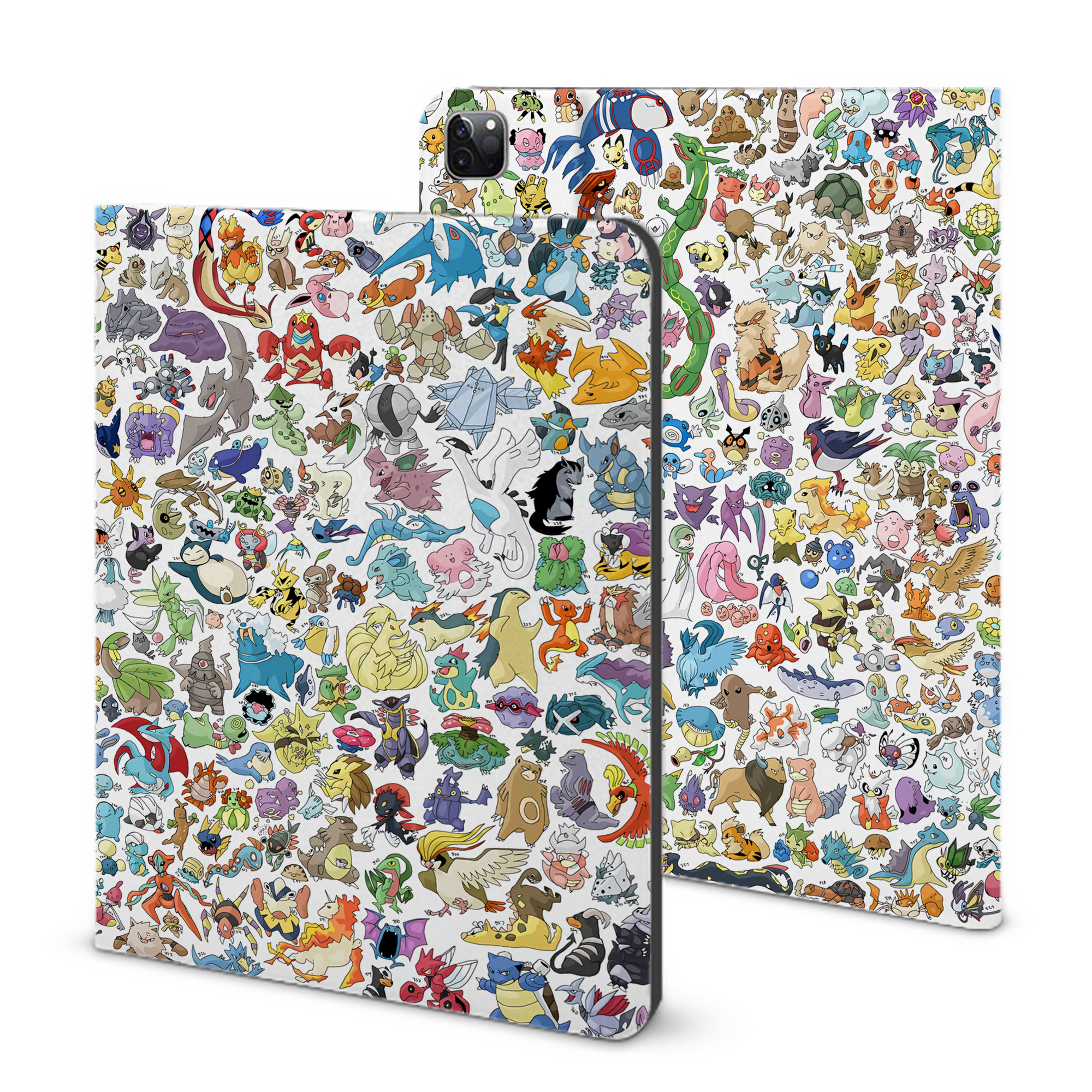 （画像用） ポケットモンスター Pokémon IPad ケース ブック型 PUレザー TPU 耐衝撃 軽量 薄型 ペン収納なし 全面保護 IPad 各モデル対応